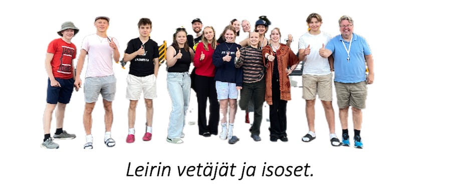 Rippikoulun isoset ja vetäjät 2023
