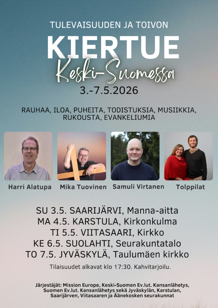 Minä annan teille tulevaisuuden ja toivon